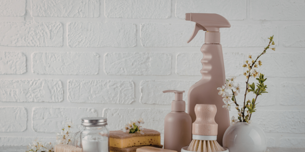cleaning utensils for a spring clean